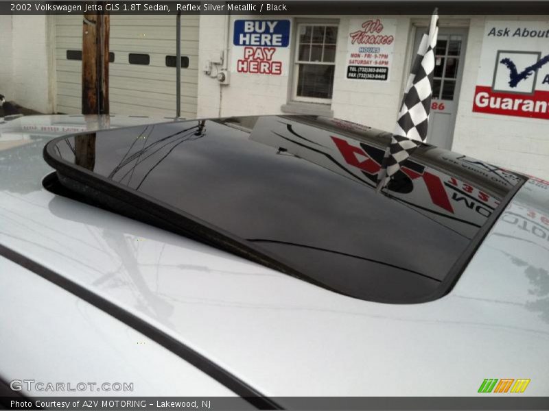 Reflex Silver Metallic / Black 2002 Volkswagen Jetta GLS 1.8T Sedan