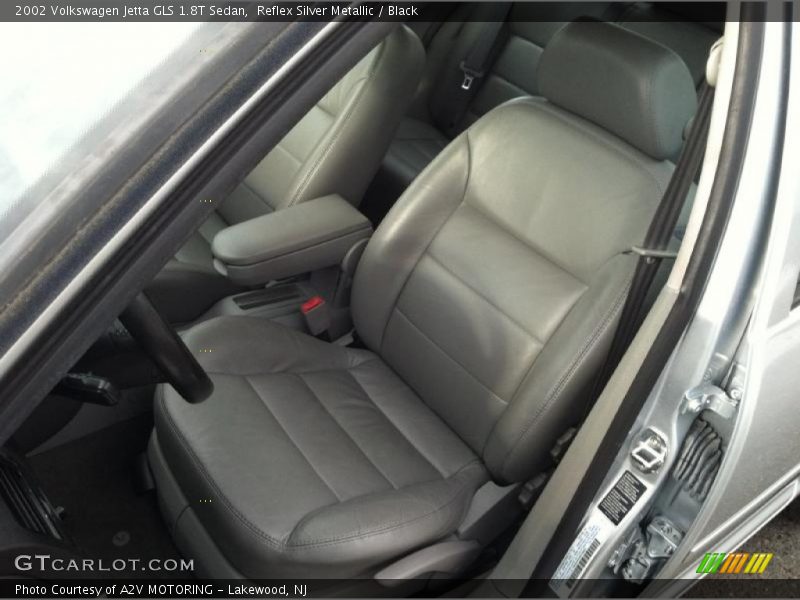 Reflex Silver Metallic / Black 2002 Volkswagen Jetta GLS 1.8T Sedan
