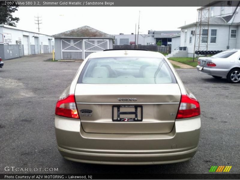 Shimmer Gold Metallic / Sandstone Beige 2007 Volvo S80 3.2