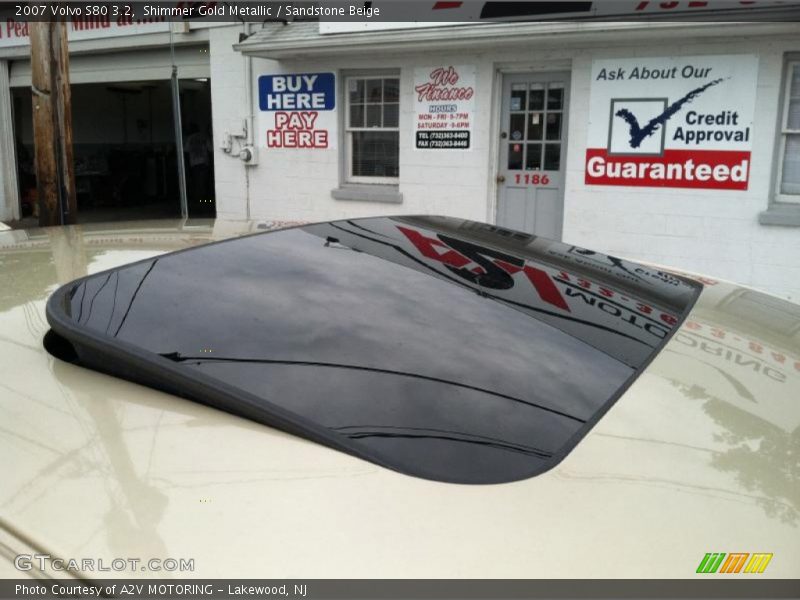 Shimmer Gold Metallic / Sandstone Beige 2007 Volvo S80 3.2