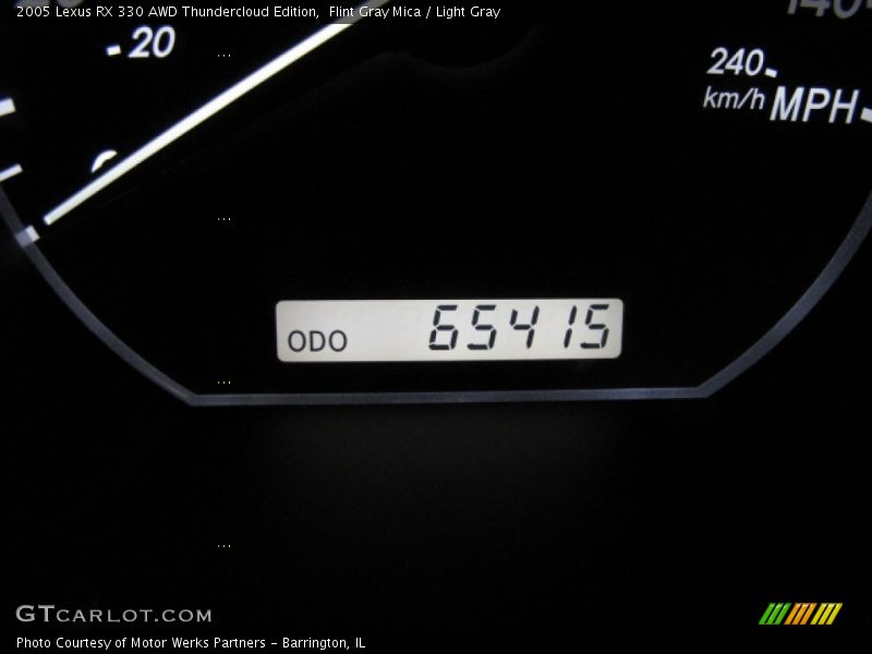 Flint Gray Mica / Light Gray 2005 Lexus RX 330 AWD Thundercloud Edition