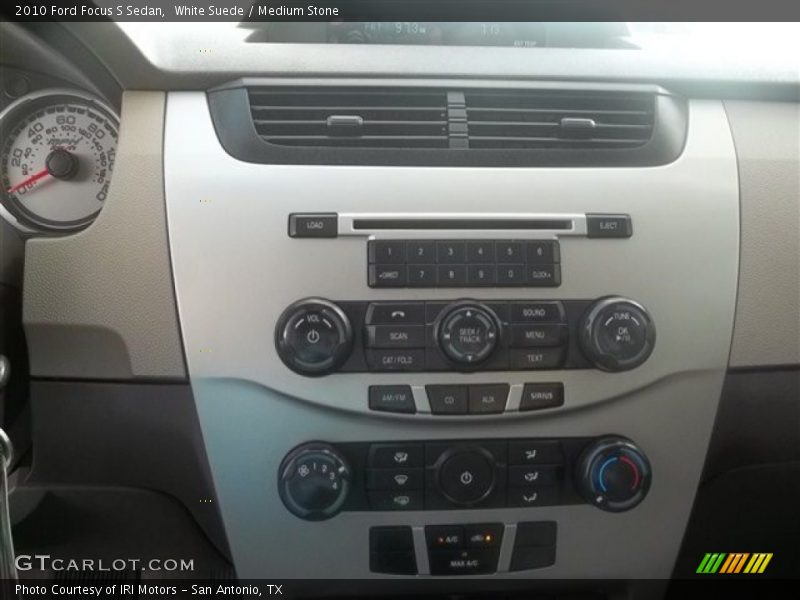 White Suede / Medium Stone 2010 Ford Focus S Sedan
