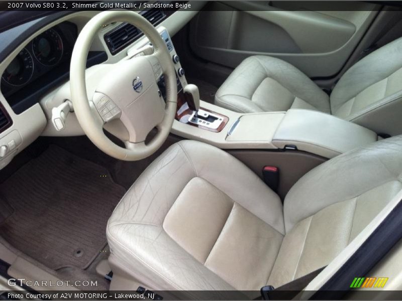 Shimmer Gold Metallic / Sandstone Beige 2007 Volvo S80 3.2