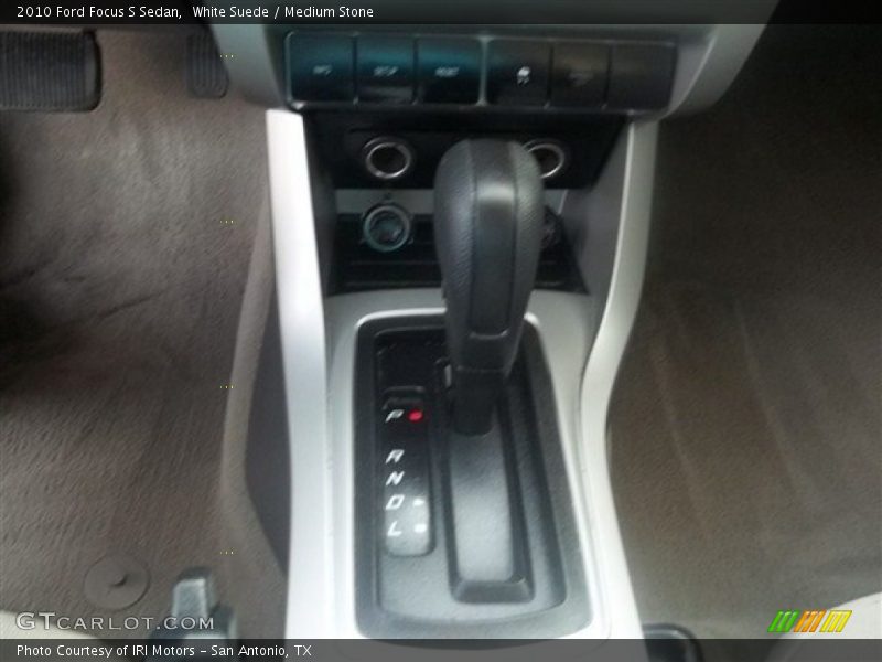 White Suede / Medium Stone 2010 Ford Focus S Sedan