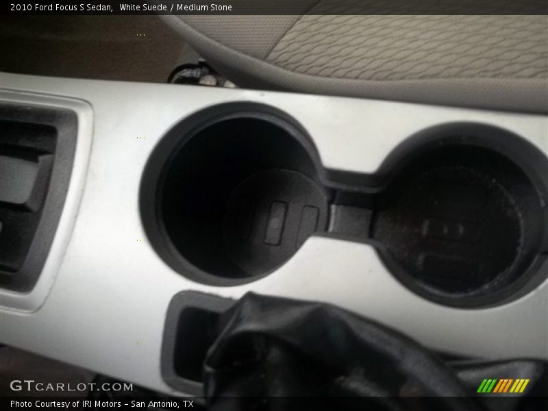 White Suede / Medium Stone 2010 Ford Focus S Sedan