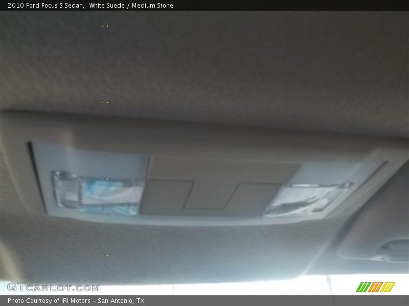 White Suede / Medium Stone 2010 Ford Focus S Sedan