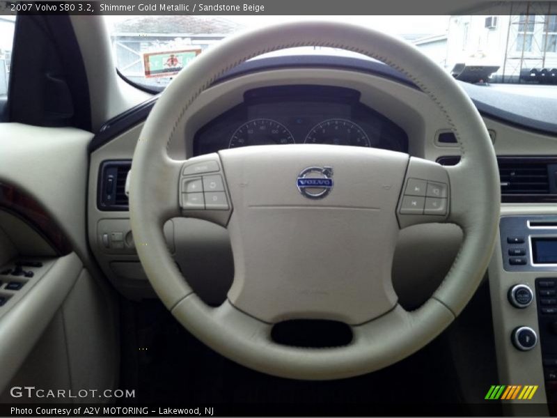 Shimmer Gold Metallic / Sandstone Beige 2007 Volvo S80 3.2