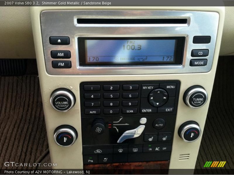 Shimmer Gold Metallic / Sandstone Beige 2007 Volvo S80 3.2