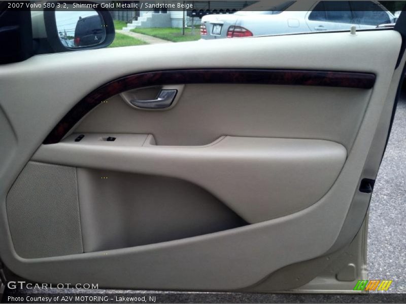 Shimmer Gold Metallic / Sandstone Beige 2007 Volvo S80 3.2