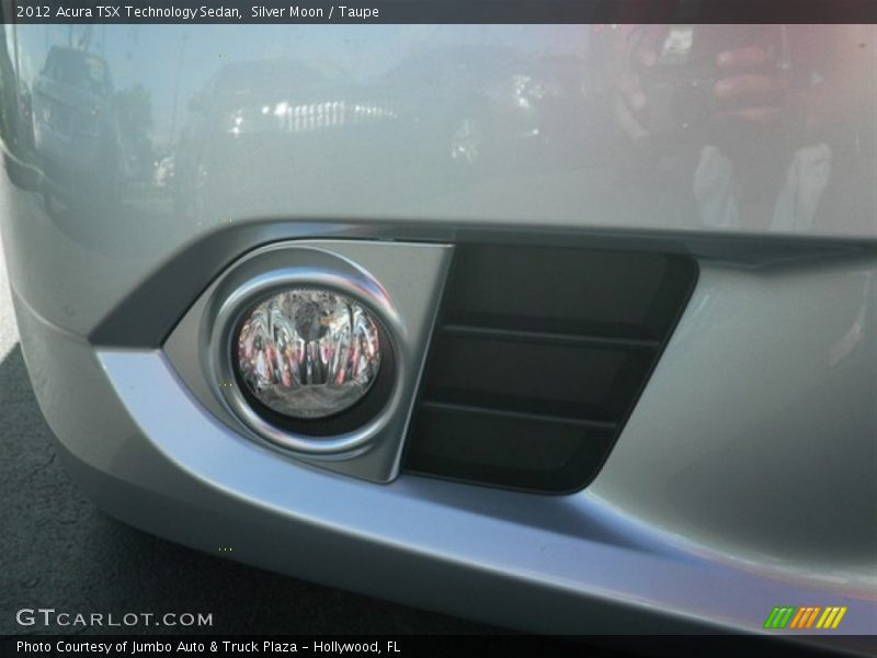 Silver Moon / Taupe 2012 Acura TSX Technology Sedan