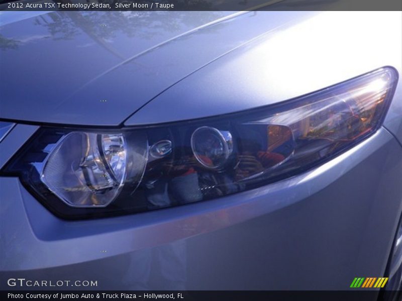 Silver Moon / Taupe 2012 Acura TSX Technology Sedan