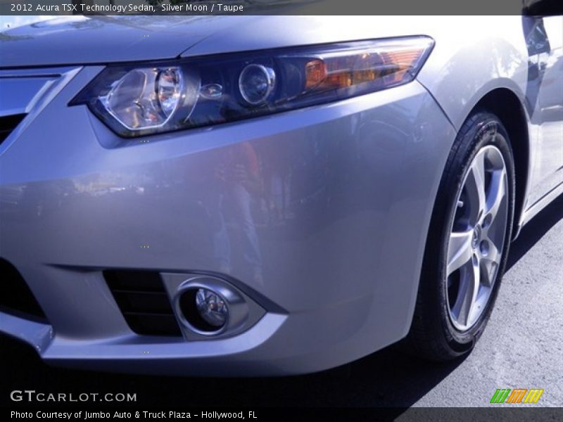 Silver Moon / Taupe 2012 Acura TSX Technology Sedan