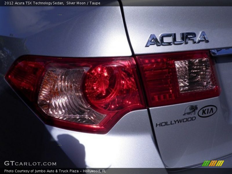 Silver Moon / Taupe 2012 Acura TSX Technology Sedan