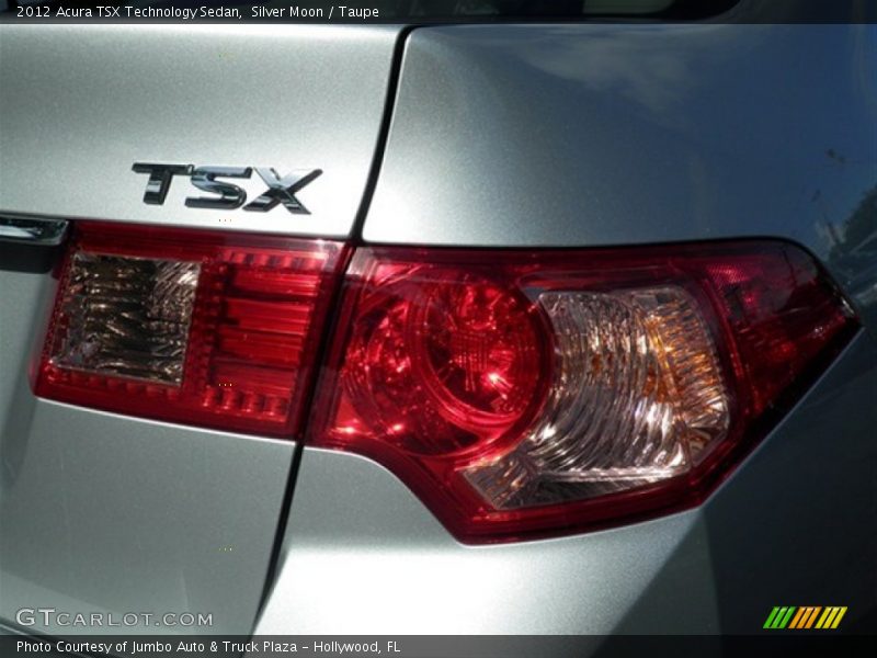 Silver Moon / Taupe 2012 Acura TSX Technology Sedan