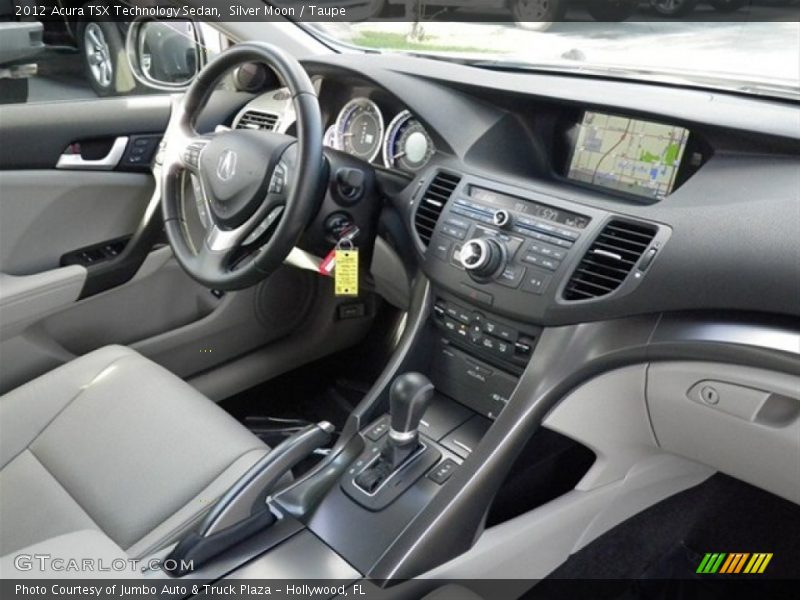 Silver Moon / Taupe 2012 Acura TSX Technology Sedan
