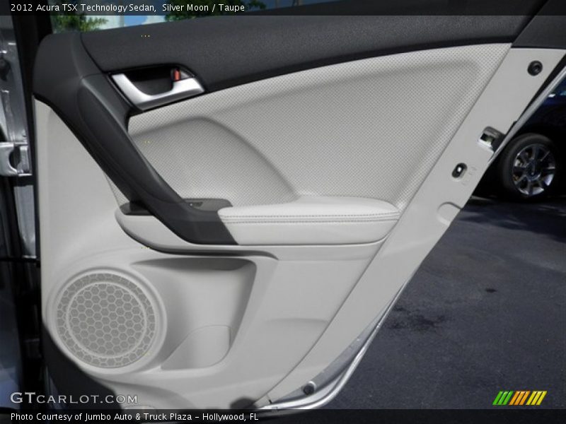 Silver Moon / Taupe 2012 Acura TSX Technology Sedan