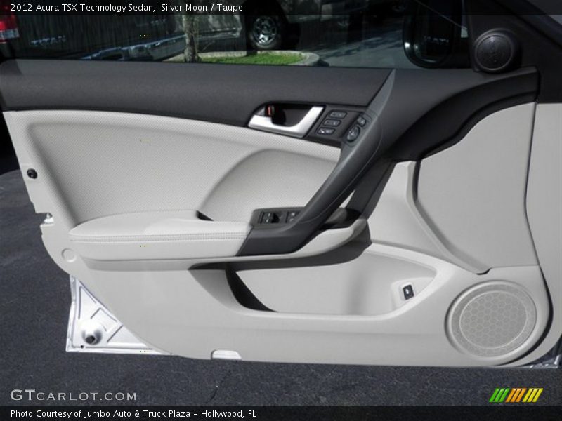 Silver Moon / Taupe 2012 Acura TSX Technology Sedan