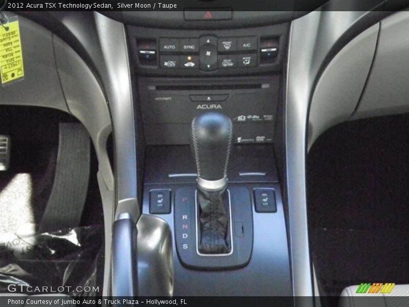 Silver Moon / Taupe 2012 Acura TSX Technology Sedan