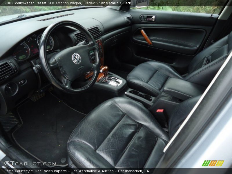 Black Interior - 2003 Passat GLX 4Motion Wagon 
