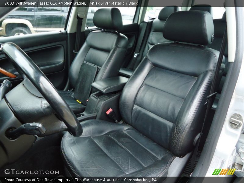 Front Seat of 2003 Passat GLX 4Motion Wagon