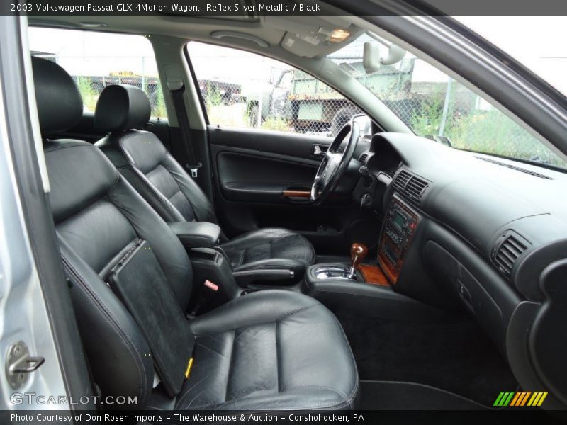  2003 Passat GLX 4Motion Wagon Black Interior