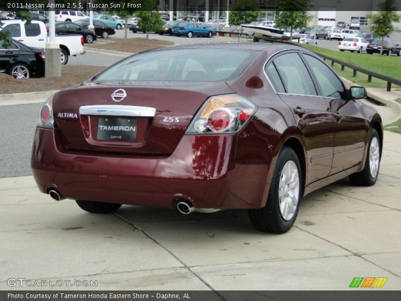 Tuscan Sun / Frost 2011 Nissan Altima 2.5 S