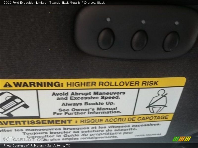 Tuxedo Black Metallic / Charcoal Black 2011 Ford Expedition Limited