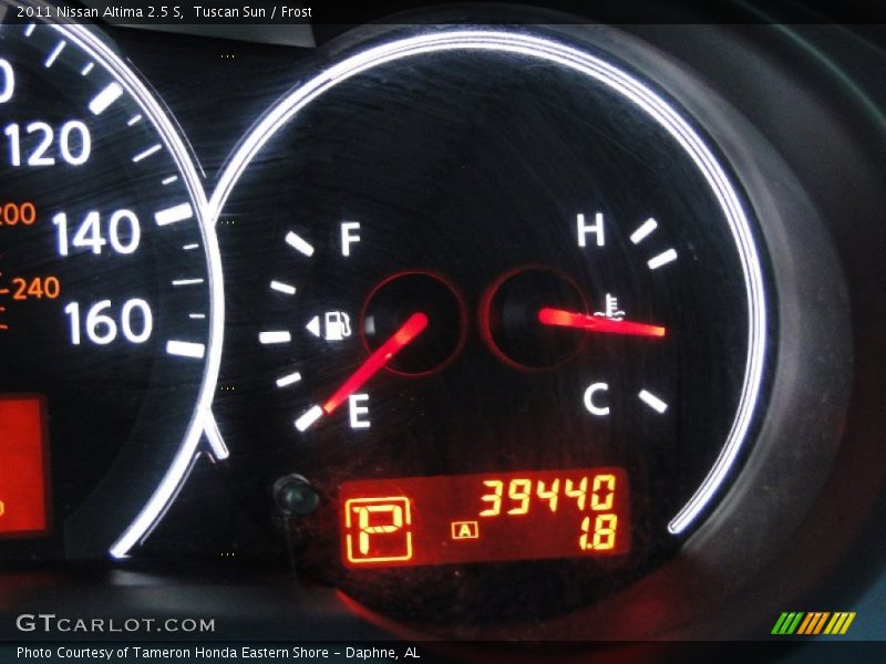 Tuscan Sun / Frost 2011 Nissan Altima 2.5 S