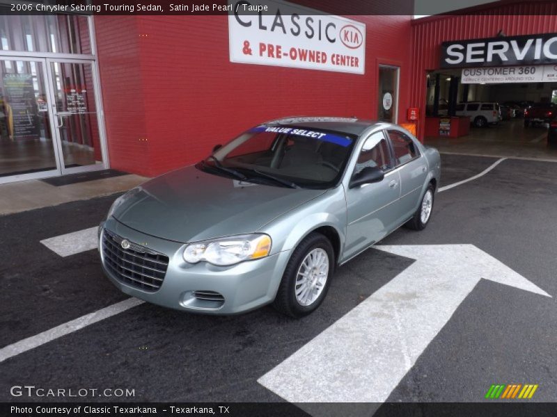 Satin Jade Pearl / Taupe 2006 Chrysler Sebring Touring Sedan