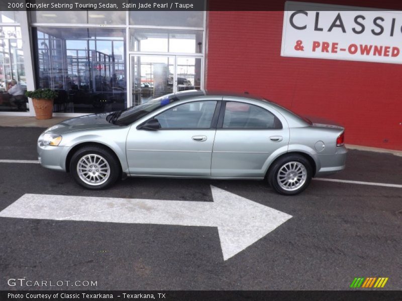 Satin Jade Pearl / Taupe 2006 Chrysler Sebring Touring Sedan