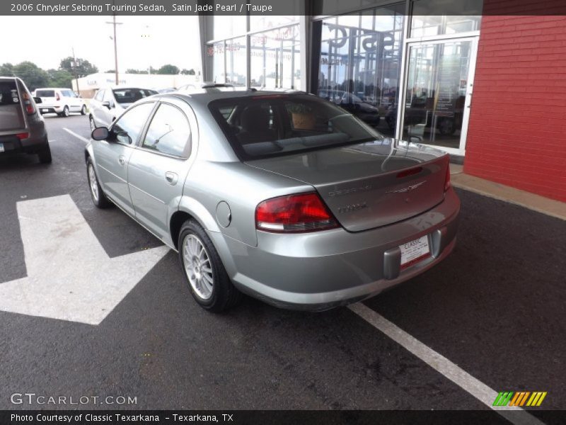 Satin Jade Pearl / Taupe 2006 Chrysler Sebring Touring Sedan