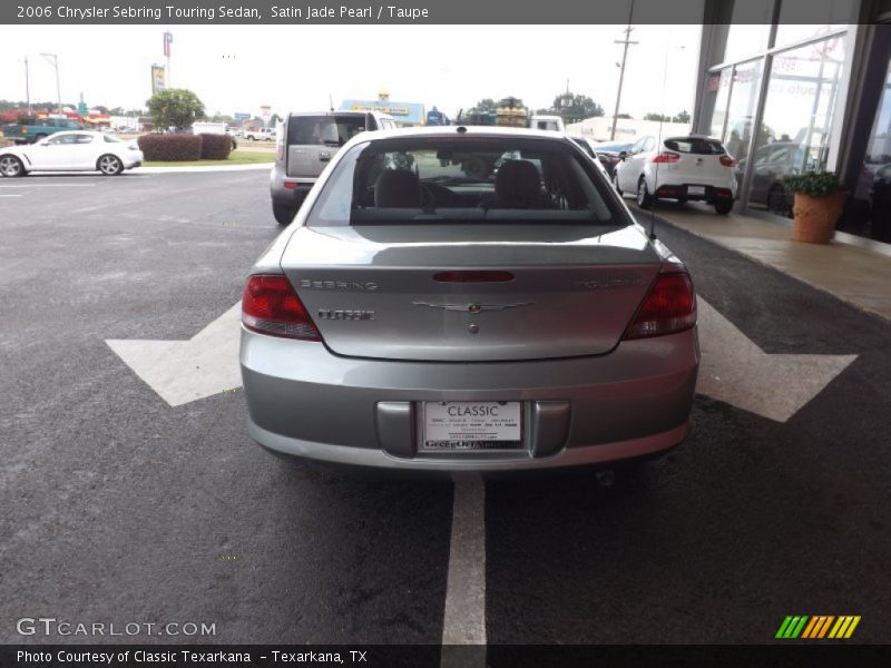 Satin Jade Pearl / Taupe 2006 Chrysler Sebring Touring Sedan
