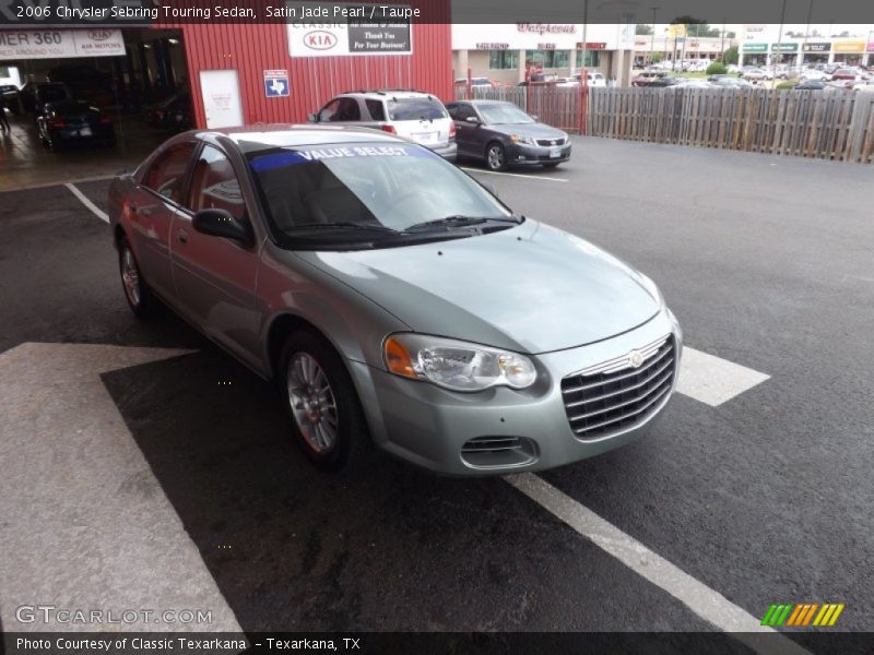 Satin Jade Pearl / Taupe 2006 Chrysler Sebring Touring Sedan