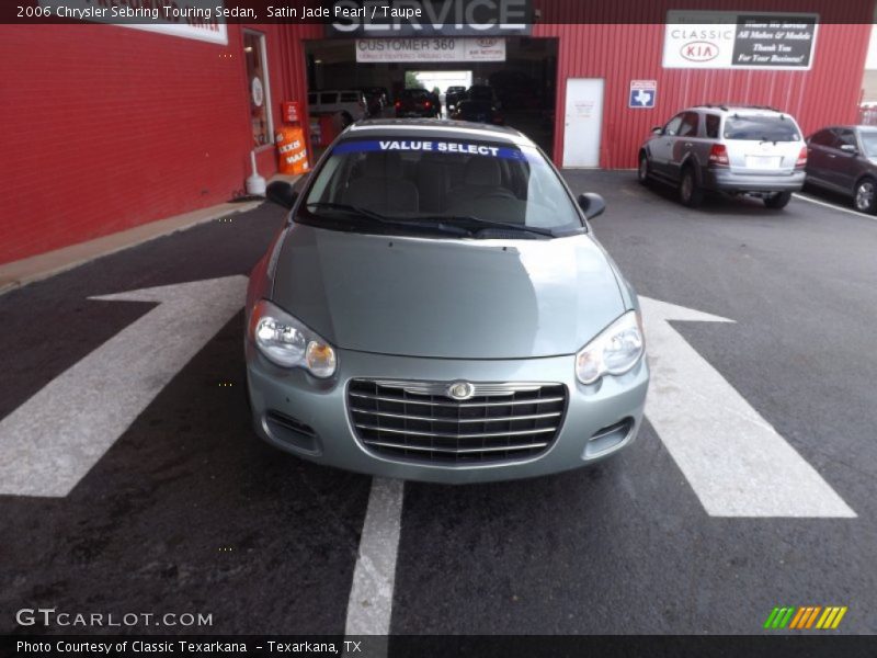 Satin Jade Pearl / Taupe 2006 Chrysler Sebring Touring Sedan