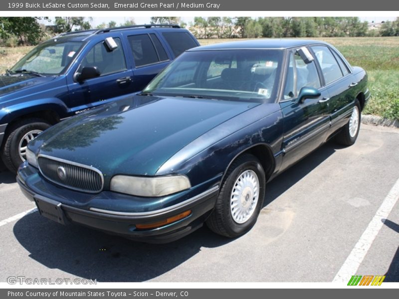 Emerald Green Pearl / Medium Gray 1999 Buick LeSabre Custom Sedan