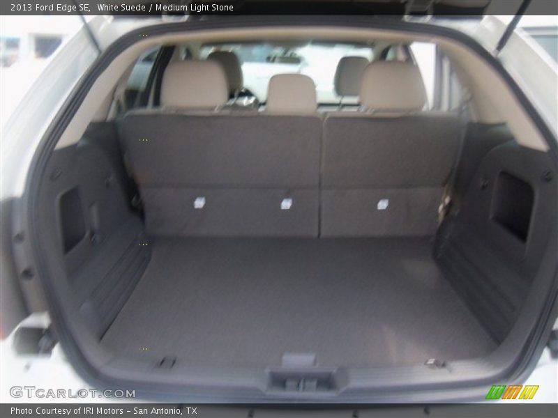 White Suede / Medium Light Stone 2013 Ford Edge SE