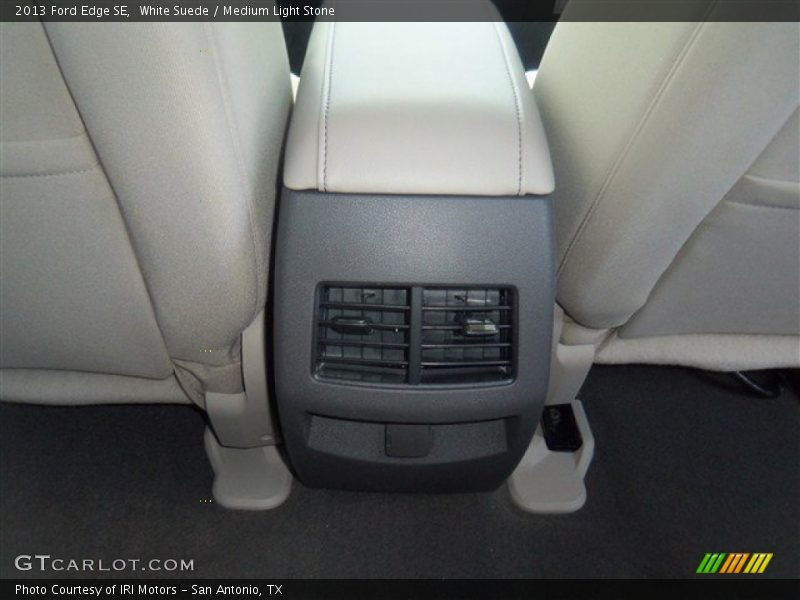 White Suede / Medium Light Stone 2013 Ford Edge SE
