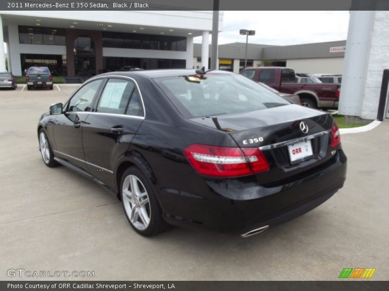 Black / Black 2011 Mercedes-Benz E 350 Sedan