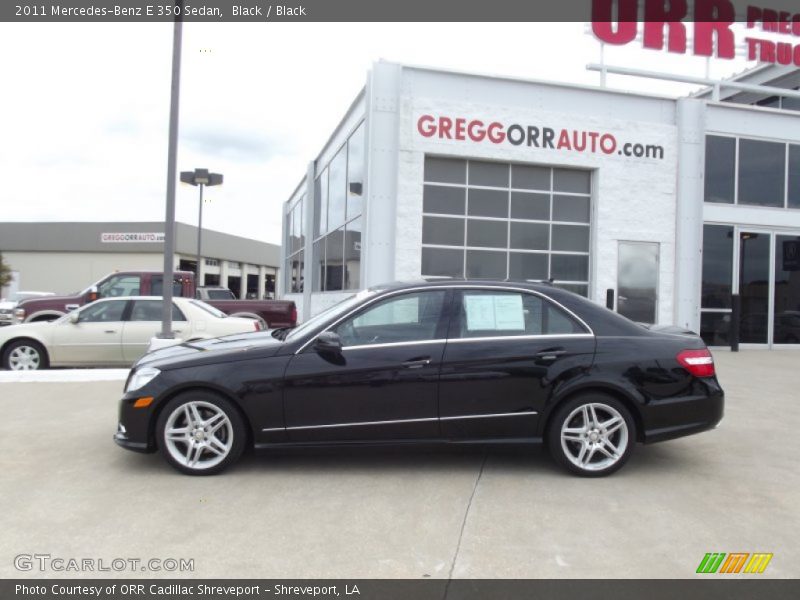 Black / Black 2011 Mercedes-Benz E 350 Sedan