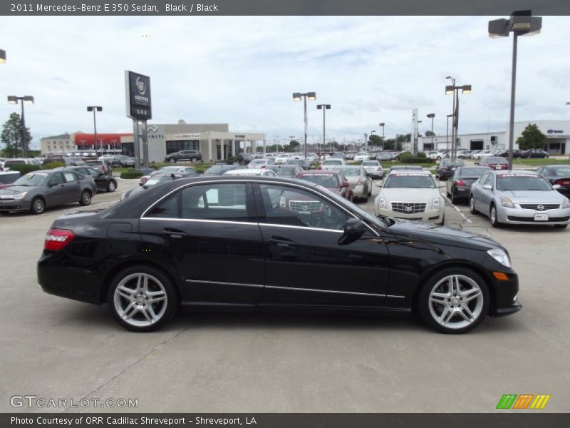 Black / Black 2011 Mercedes-Benz E 350 Sedan