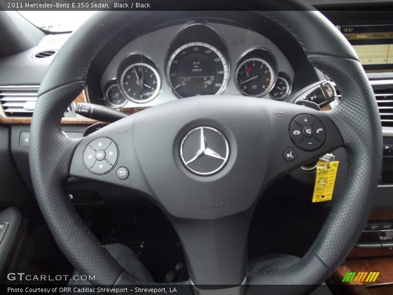Black / Black 2011 Mercedes-Benz E 350 Sedan