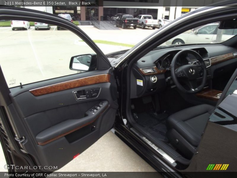 Black / Black 2011 Mercedes-Benz E 350 Sedan