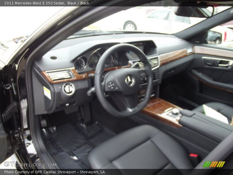 Black / Black 2011 Mercedes-Benz E 350 Sedan