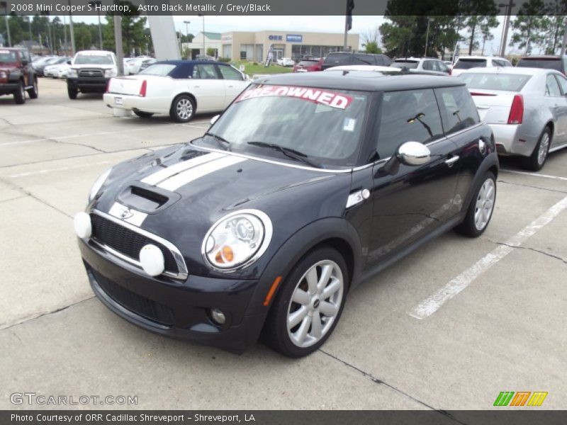 Astro Black Metallic / Grey/Black 2008 Mini Cooper S Hardtop