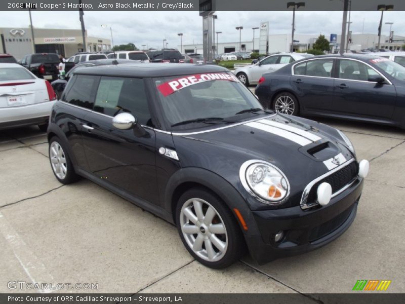 Astro Black Metallic / Grey/Black 2008 Mini Cooper S Hardtop