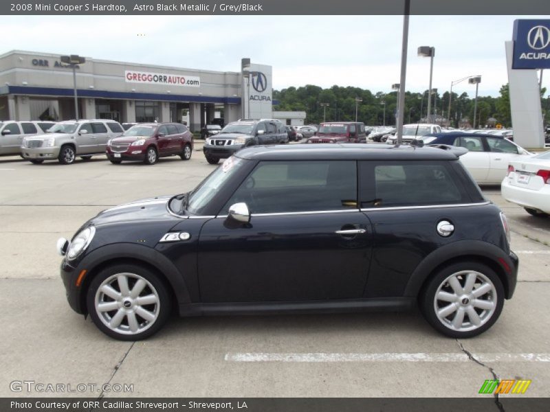 Astro Black Metallic / Grey/Black 2008 Mini Cooper S Hardtop