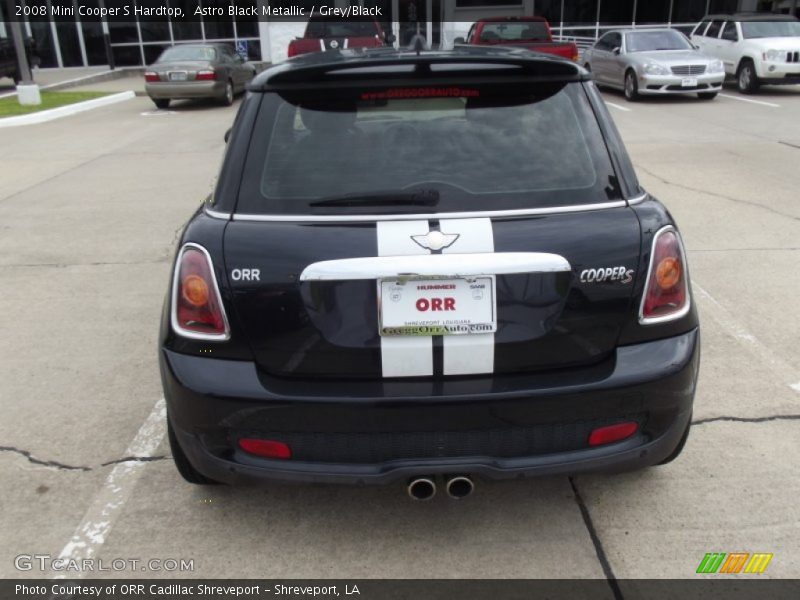 Astro Black Metallic / Grey/Black 2008 Mini Cooper S Hardtop