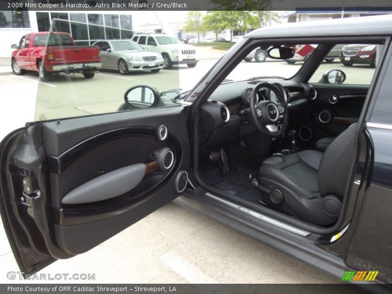 Astro Black Metallic / Grey/Black 2008 Mini Cooper S Hardtop
