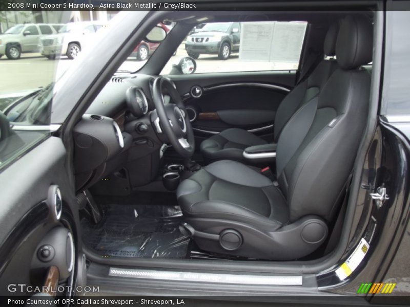 Astro Black Metallic / Grey/Black 2008 Mini Cooper S Hardtop