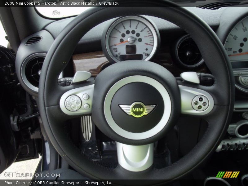 Astro Black Metallic / Grey/Black 2008 Mini Cooper S Hardtop